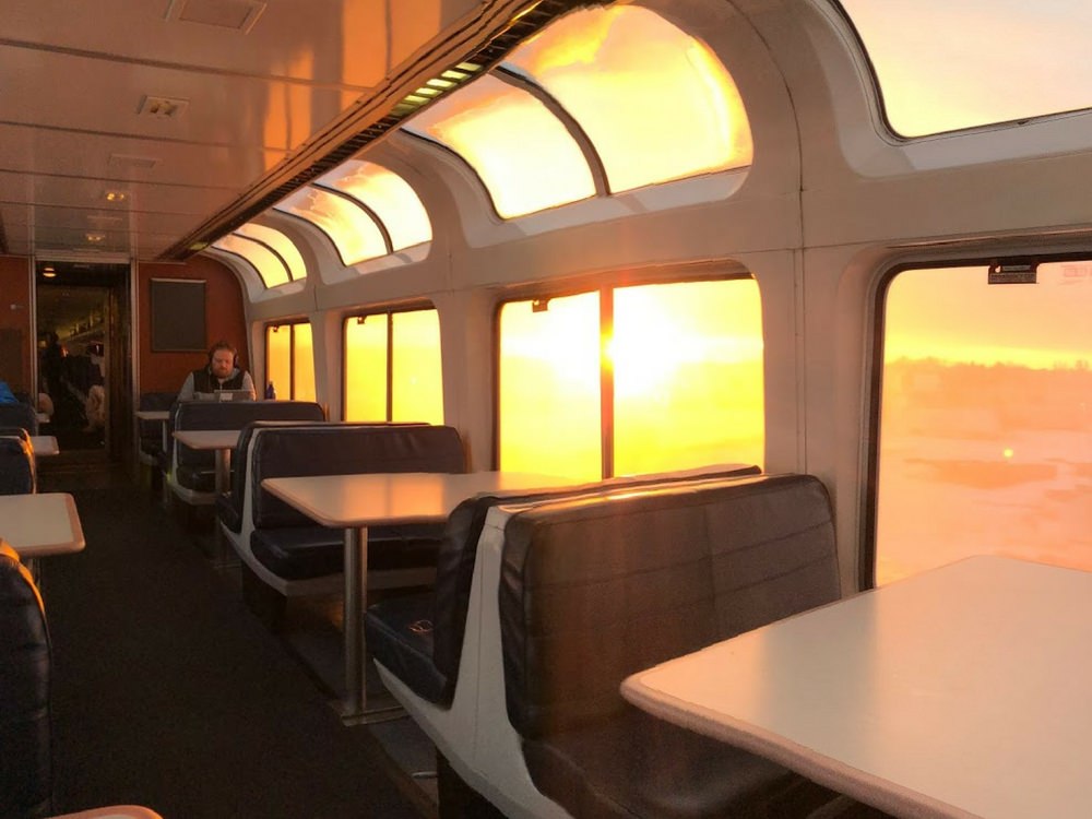 amtrak cross country train trip