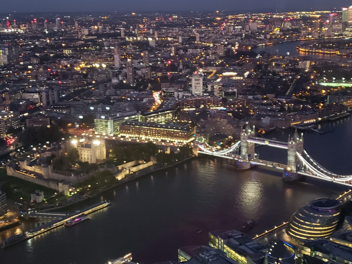 view from the shard london bridge