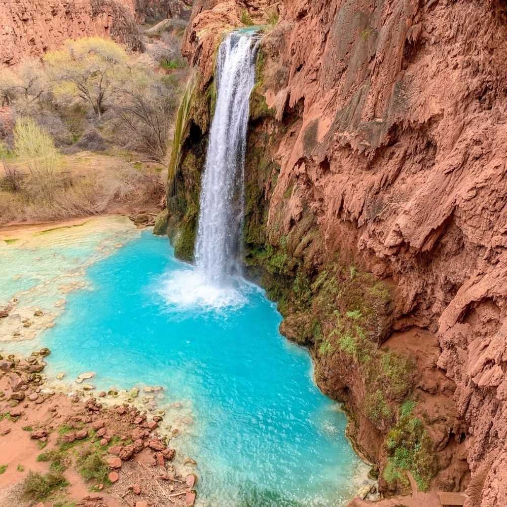 hike to havasupai falls havasu falls