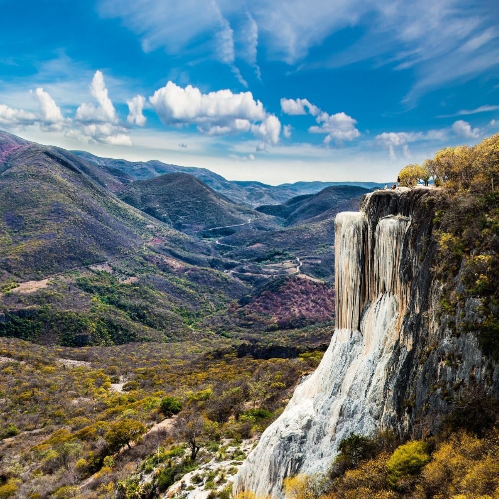 hierve el agua petrified waterfall