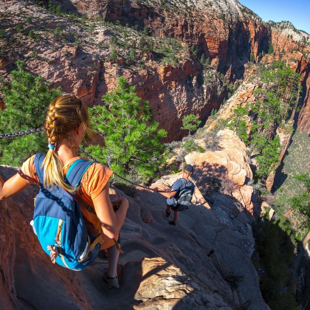 angels landing hike zion utah